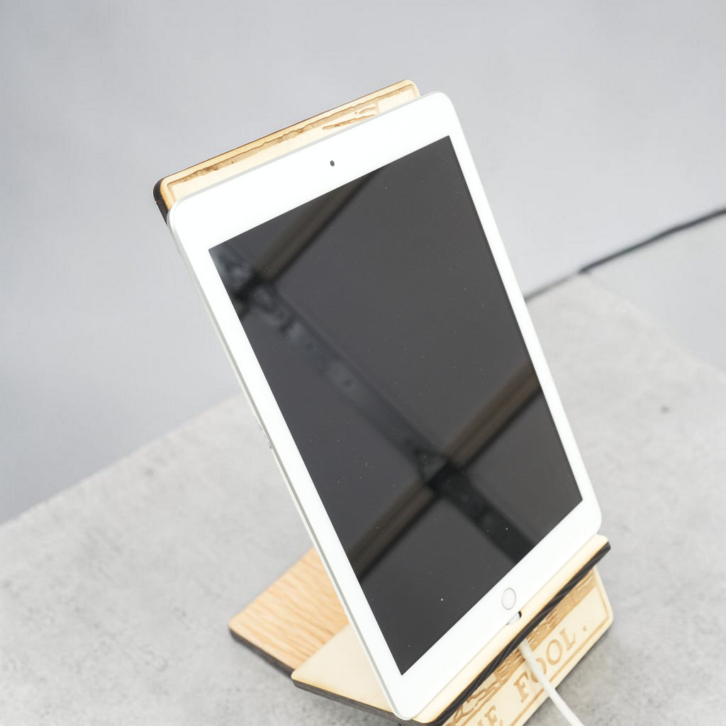 Easel - Cell phone and Pad - The Fool Tarot Card