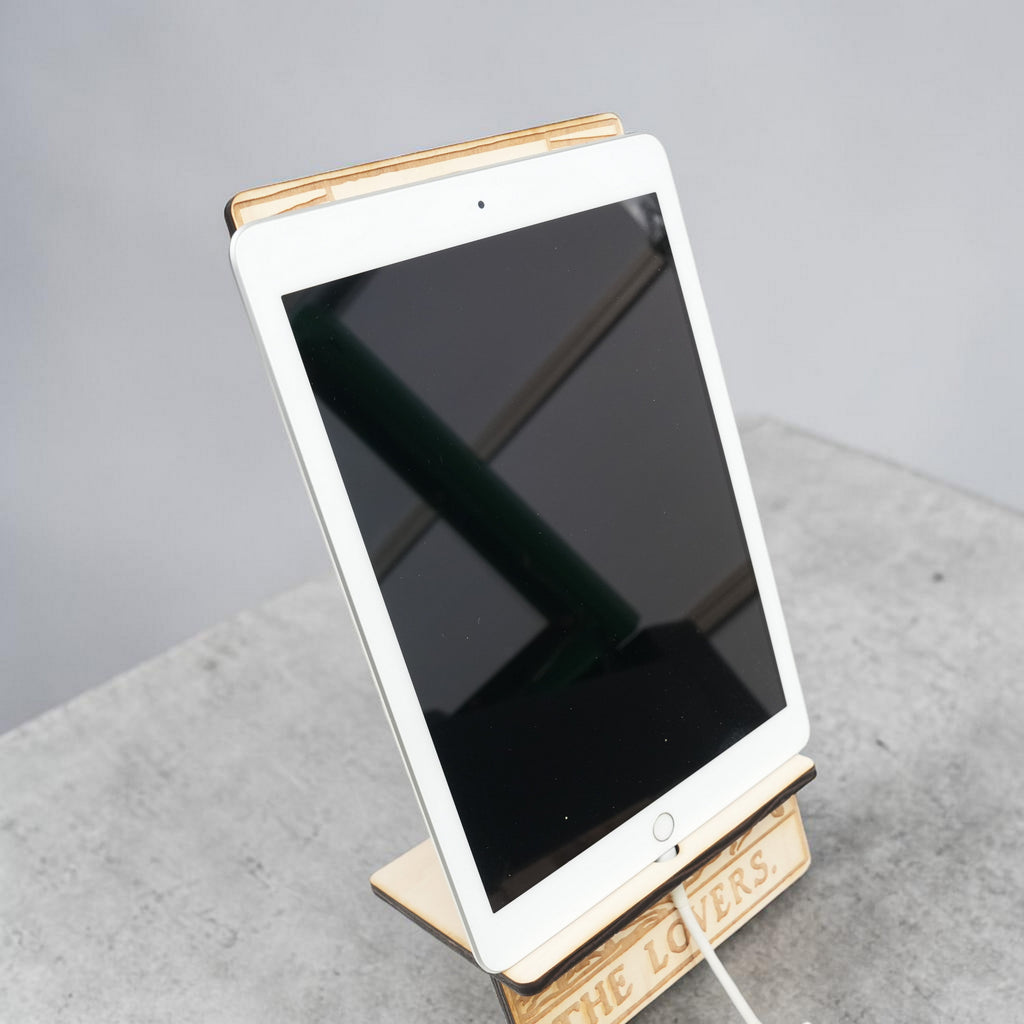 Easel - Cell phone and Pad - The Lovers Tarot Card