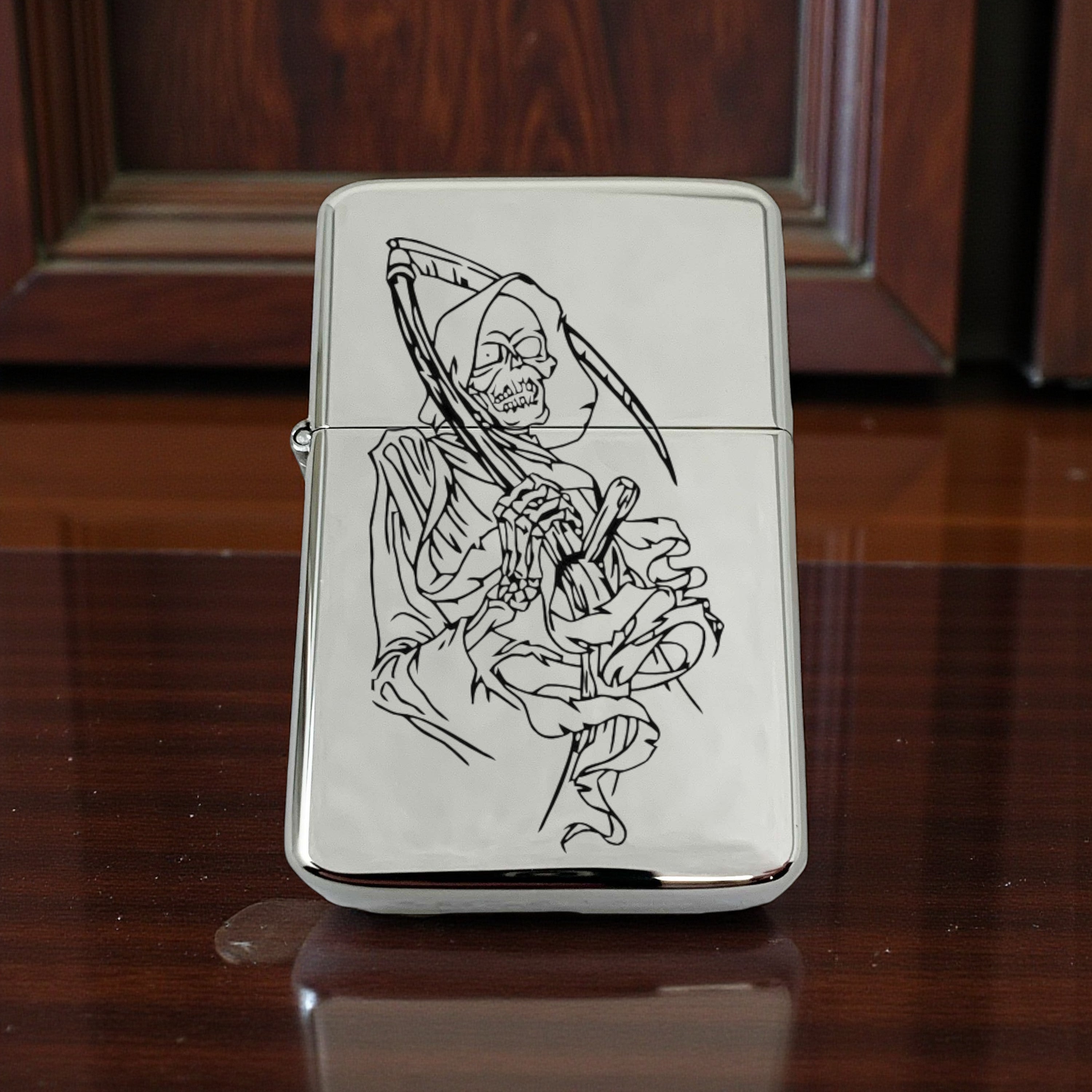 Lighter - dealer of death CHROME