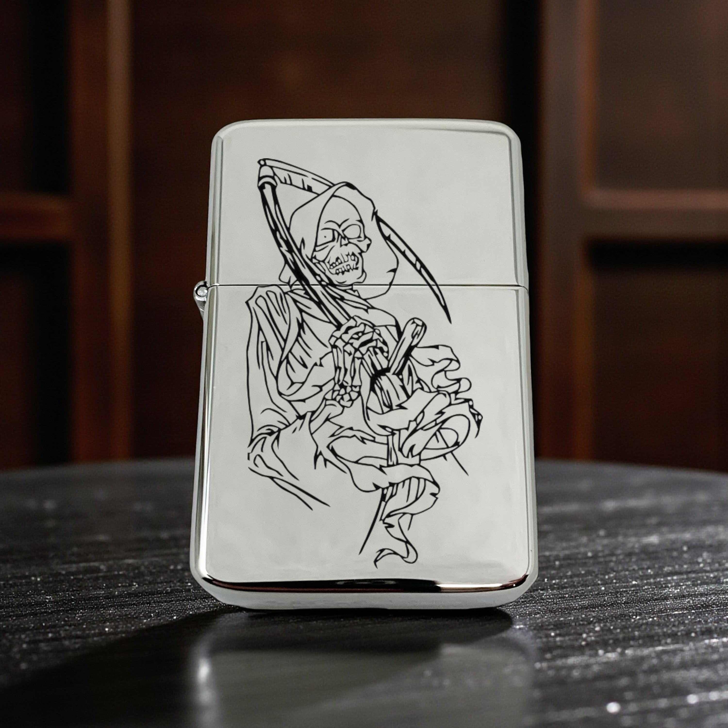Lighter - dealer of death CHROME