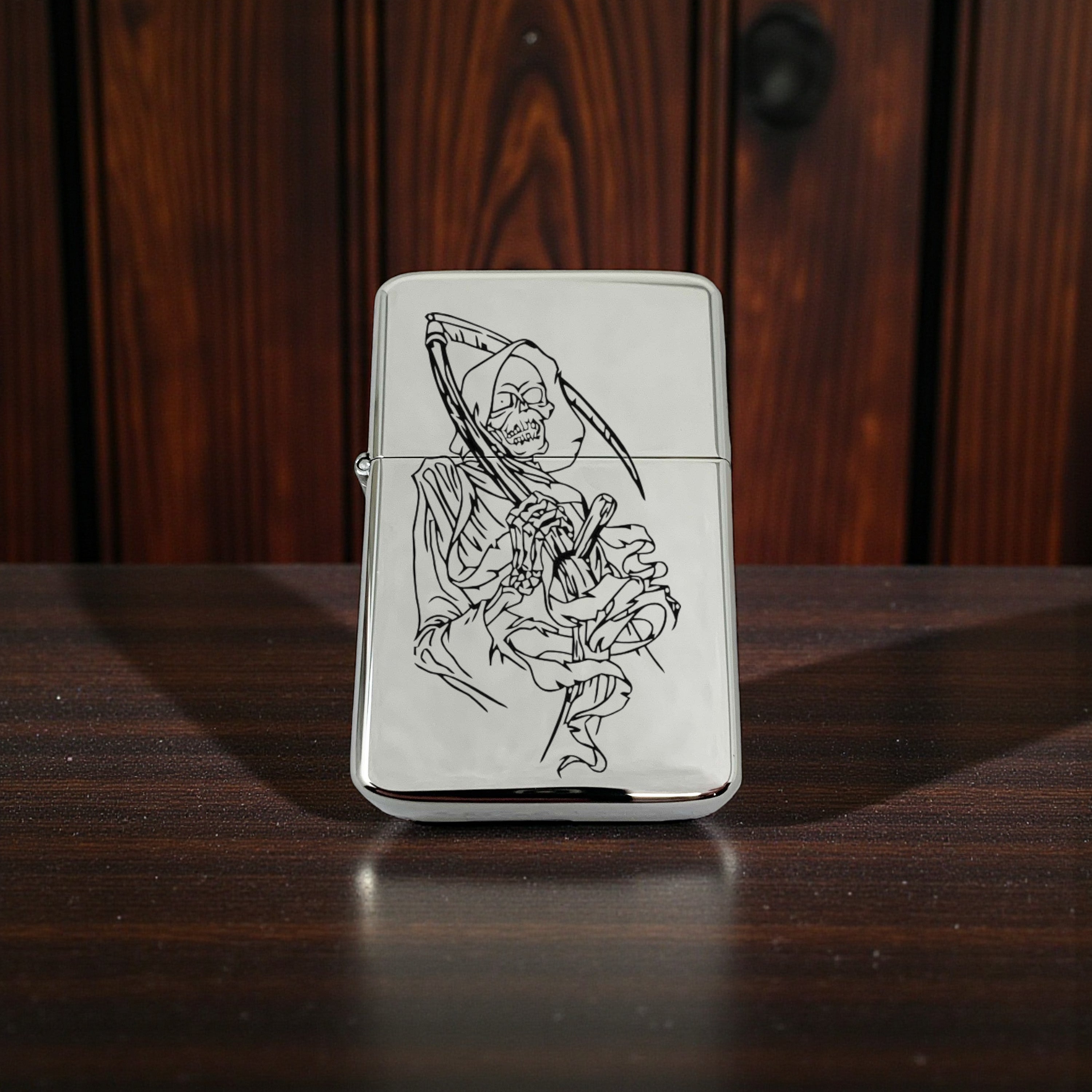 Lighter - dealer of death CHROME