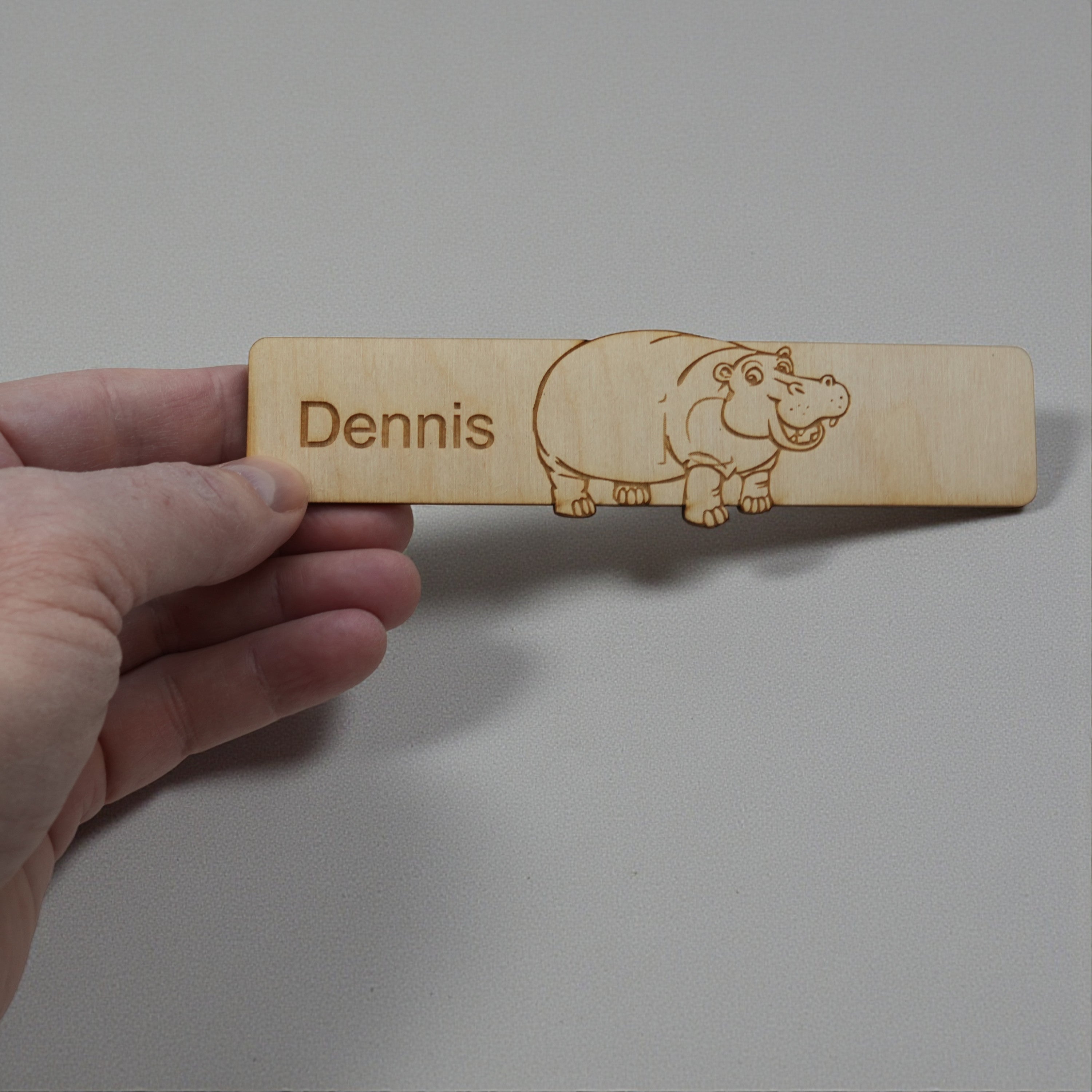 Bookmark - Personalized Hippo - Bookmark