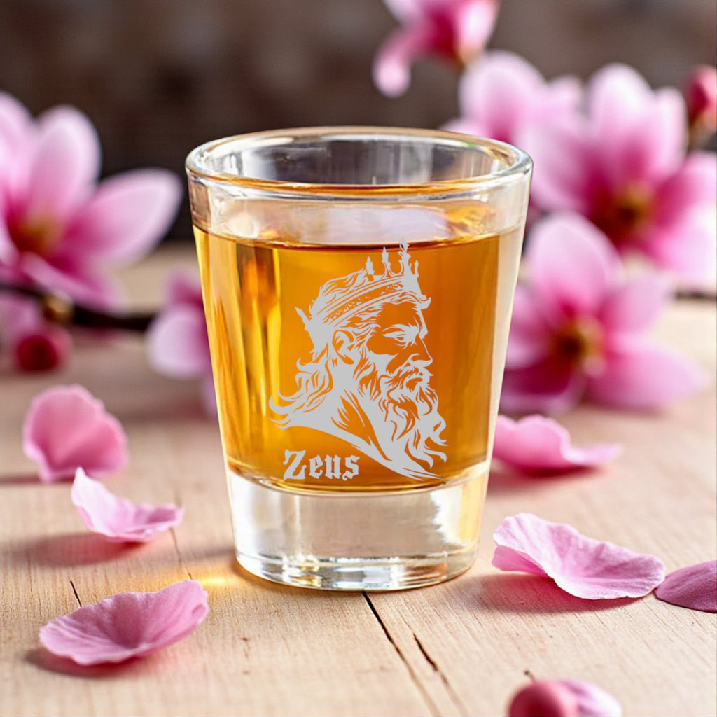 2oz Zeus Shot Glass - God of thunder