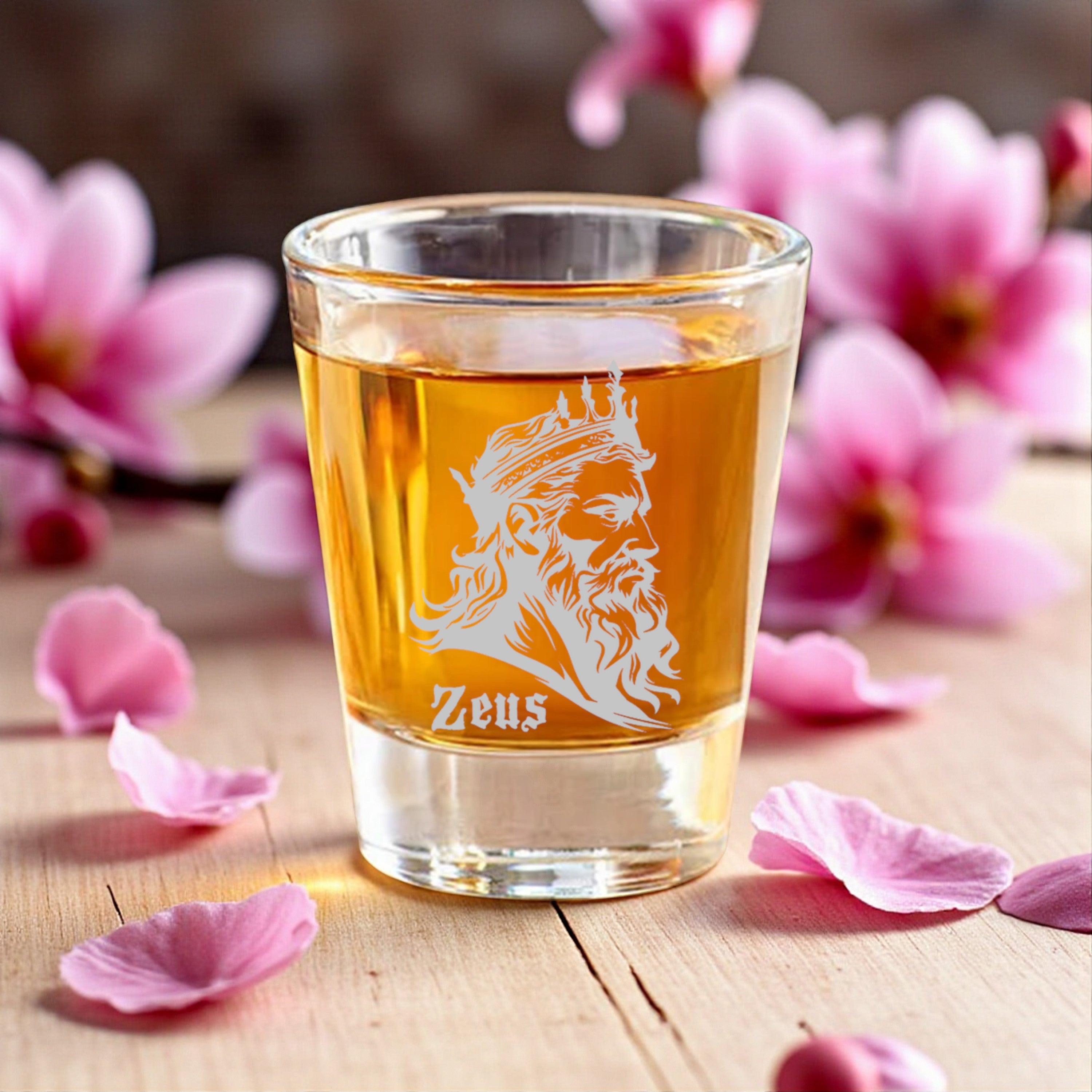2oz Zeus Shot Glass - God of thunder