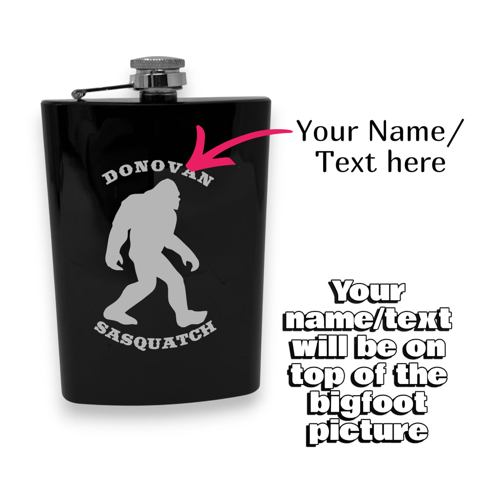 Bigfoot Sasquatch - PERSONALIZED - Your name/text engraved