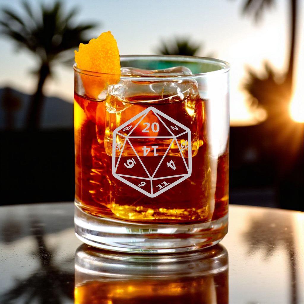 Rocks Glass - Dungeon Master - Double Old Fashioned