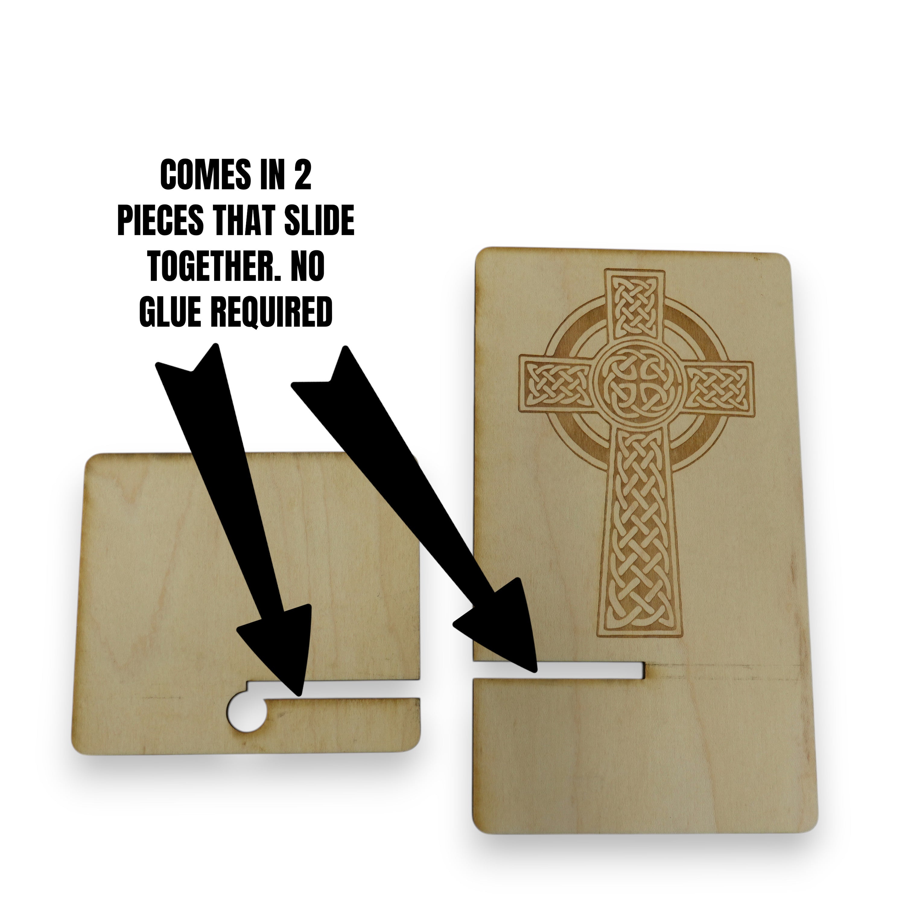 Easel - Cell phone and Pad - Celtic Cross