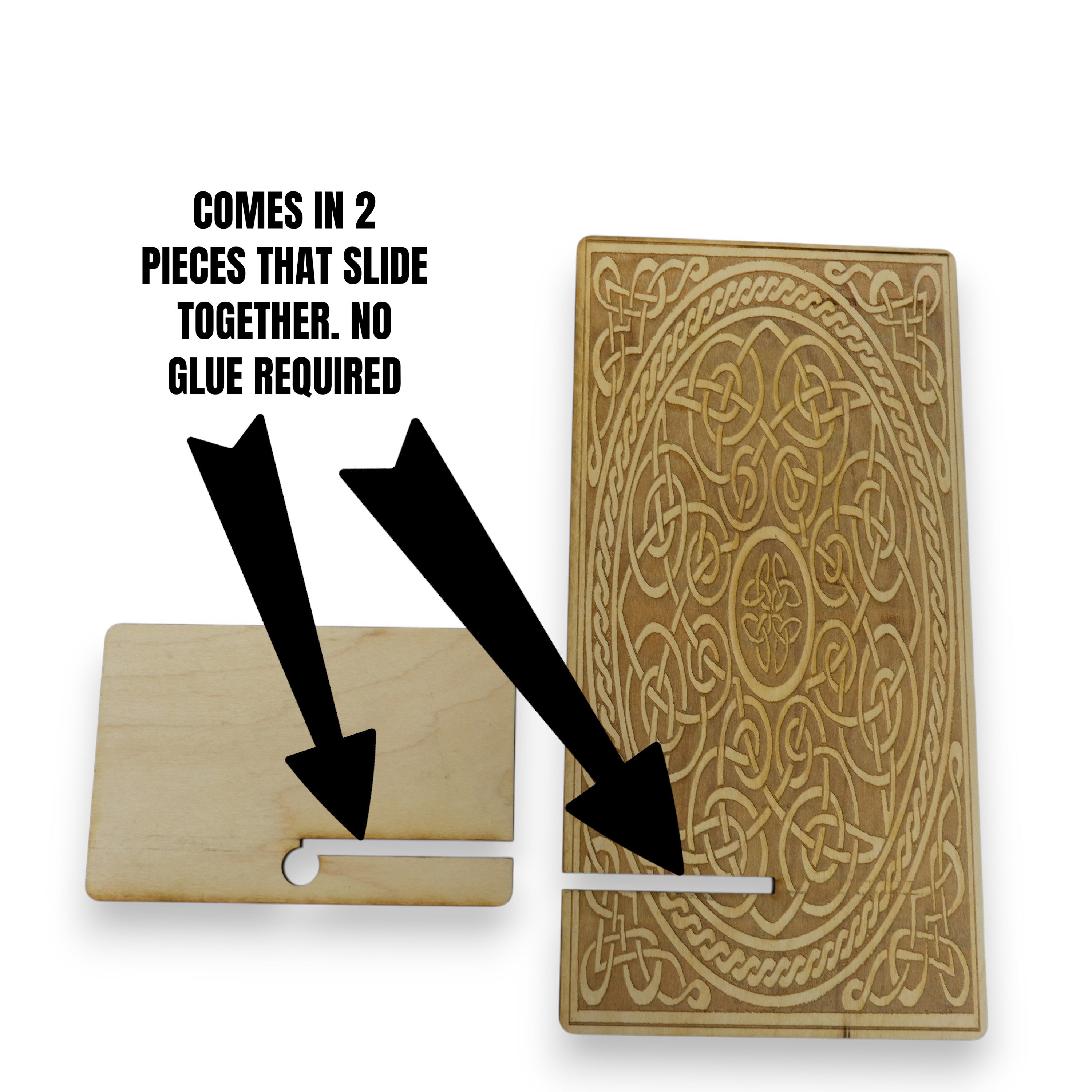 Easel - Cell phone and Pad - Celtic Design