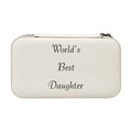 Jewelry Box 7x4 - CUSTOM - Worlds best daughter