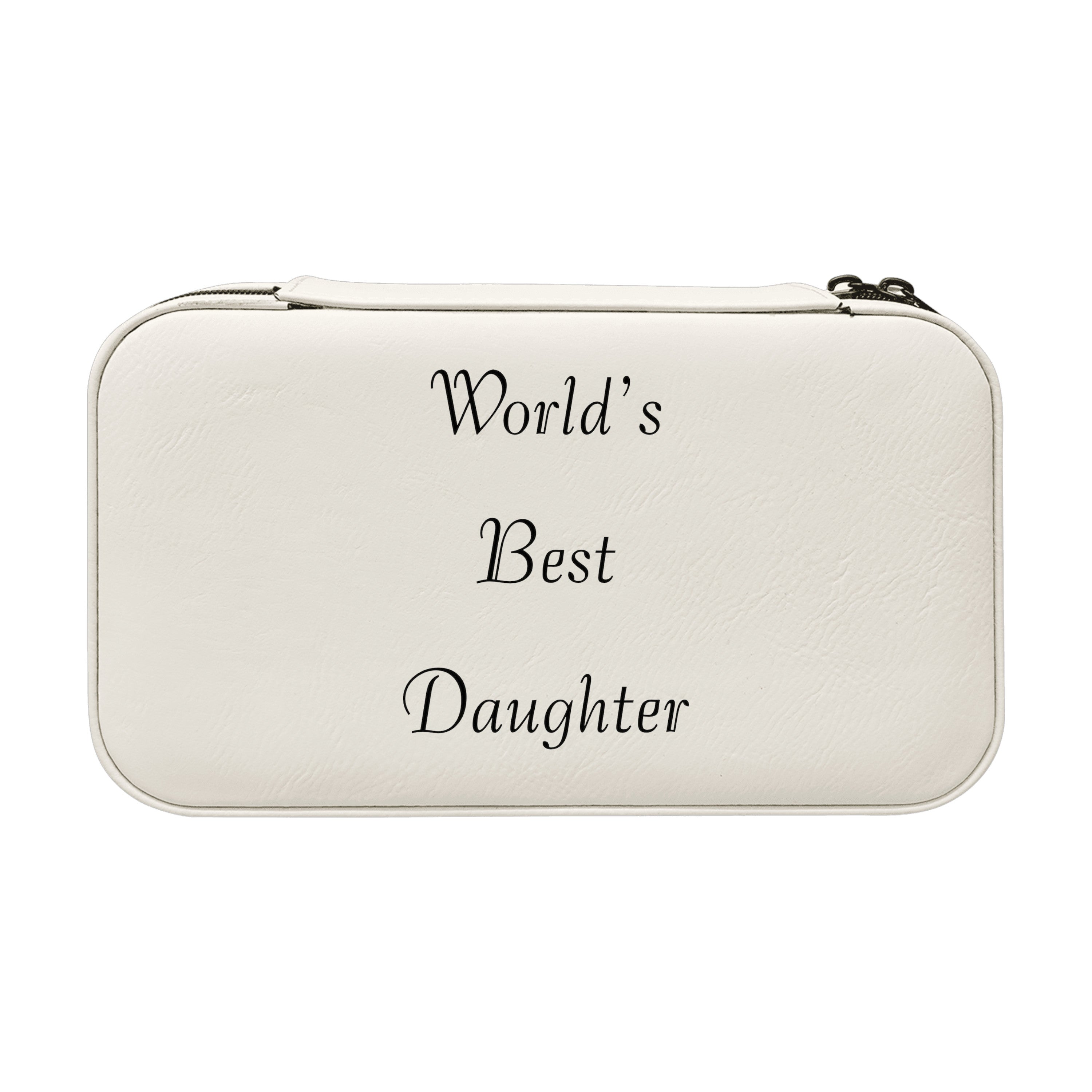 Jewelry Box 7x4 - CUSTOM - Worlds best daughter