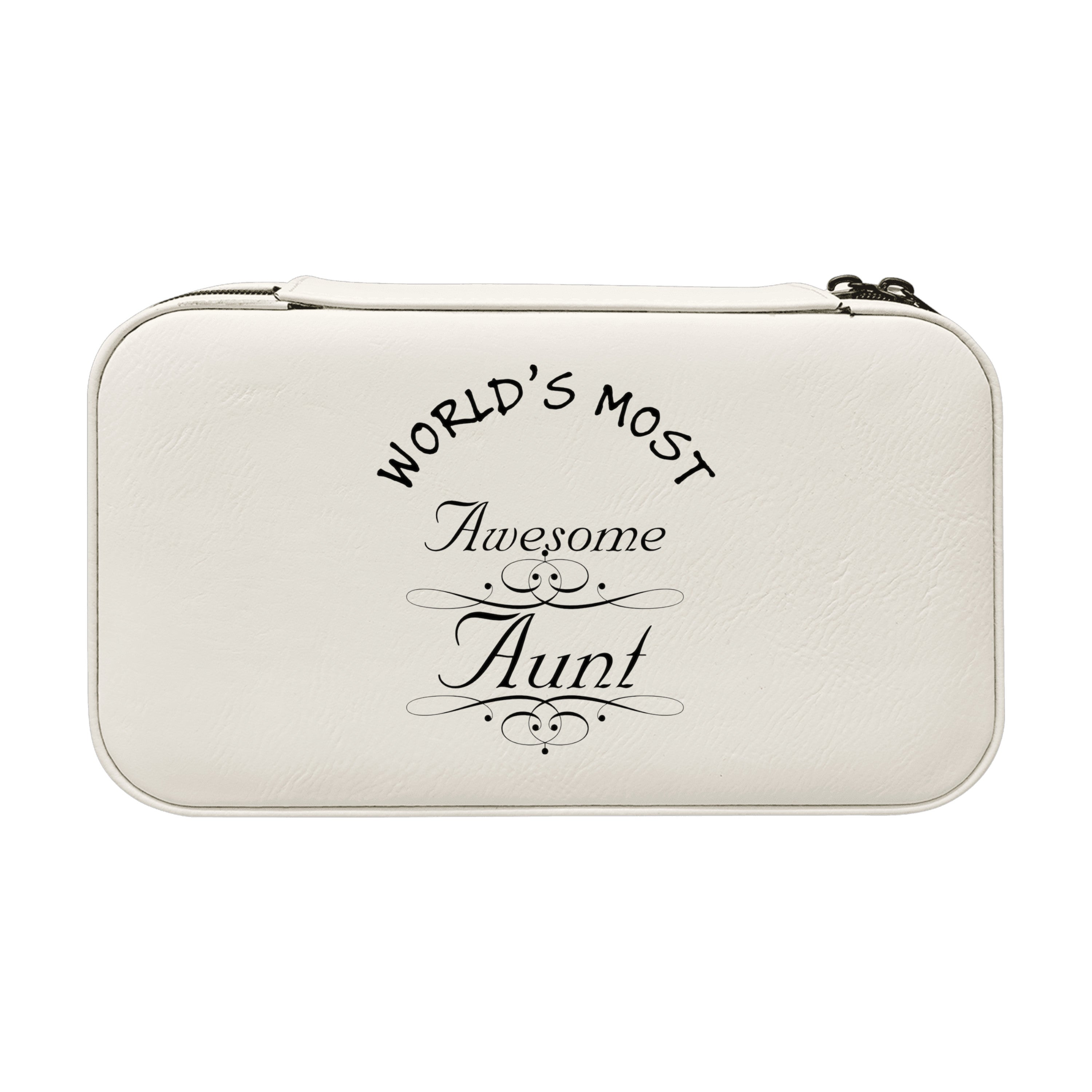 Jewelry Box 7x4 - CUSTOM -  Worlds most awesome Aunt