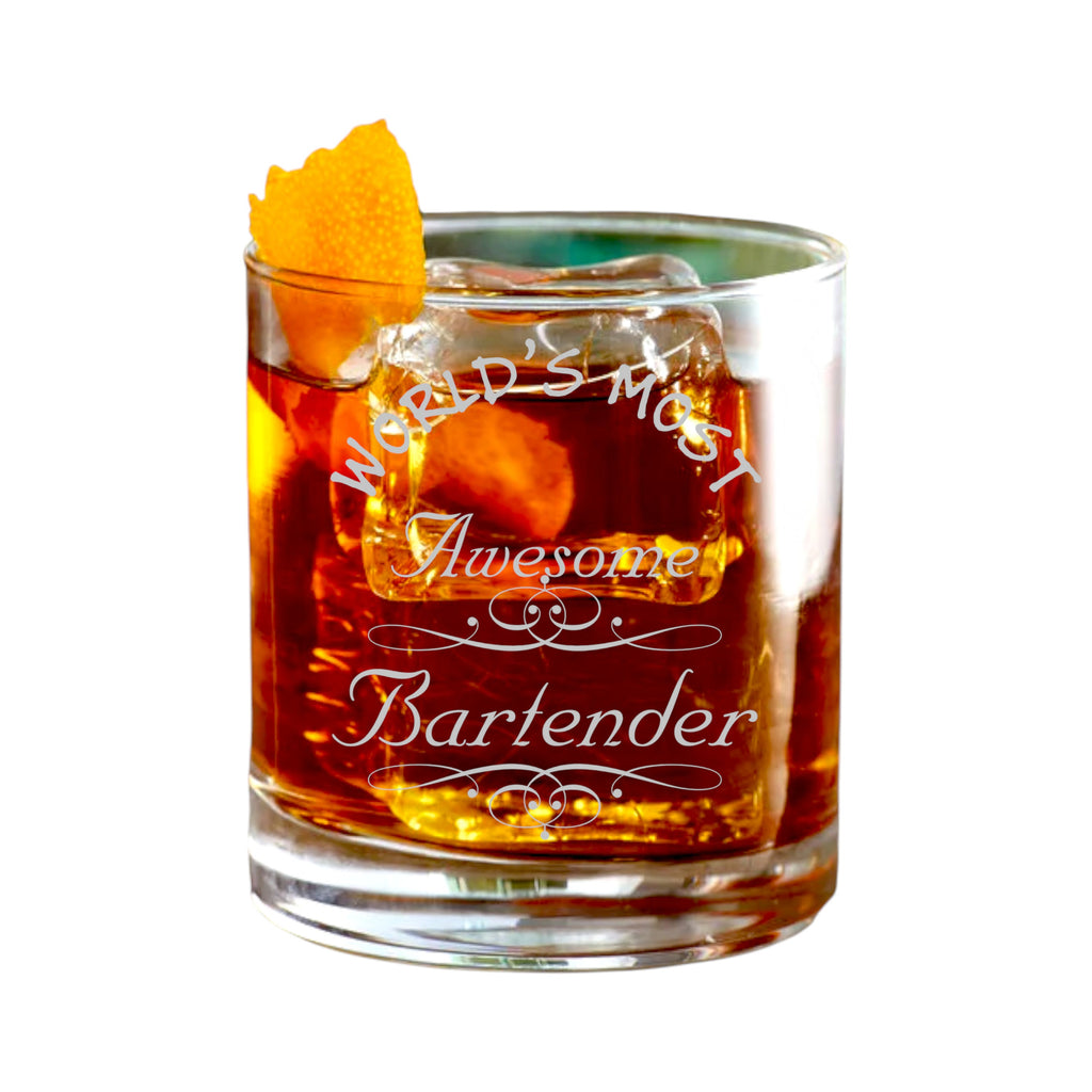 Rocks Glass - Worlds most awesome Bartender - Double Old Fashioned