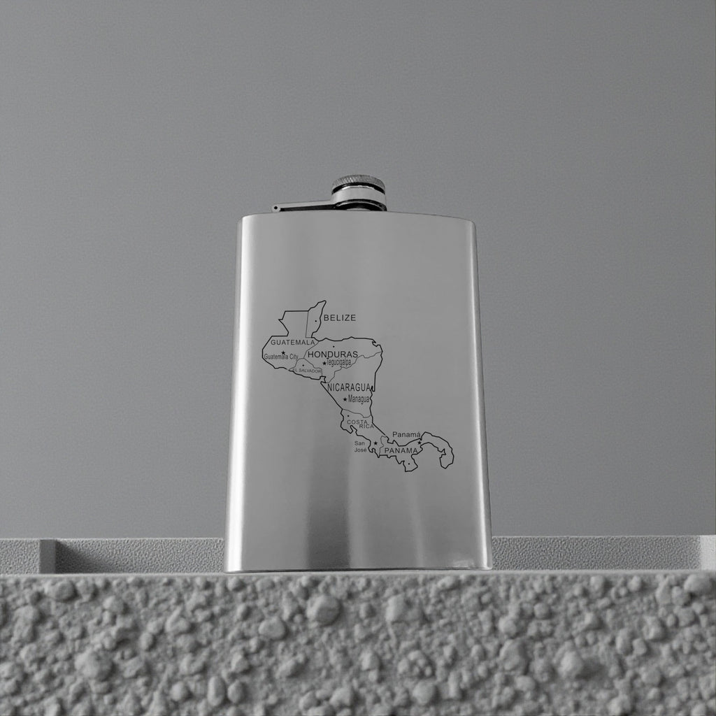 8oz Flask - Central America Stainless Steel