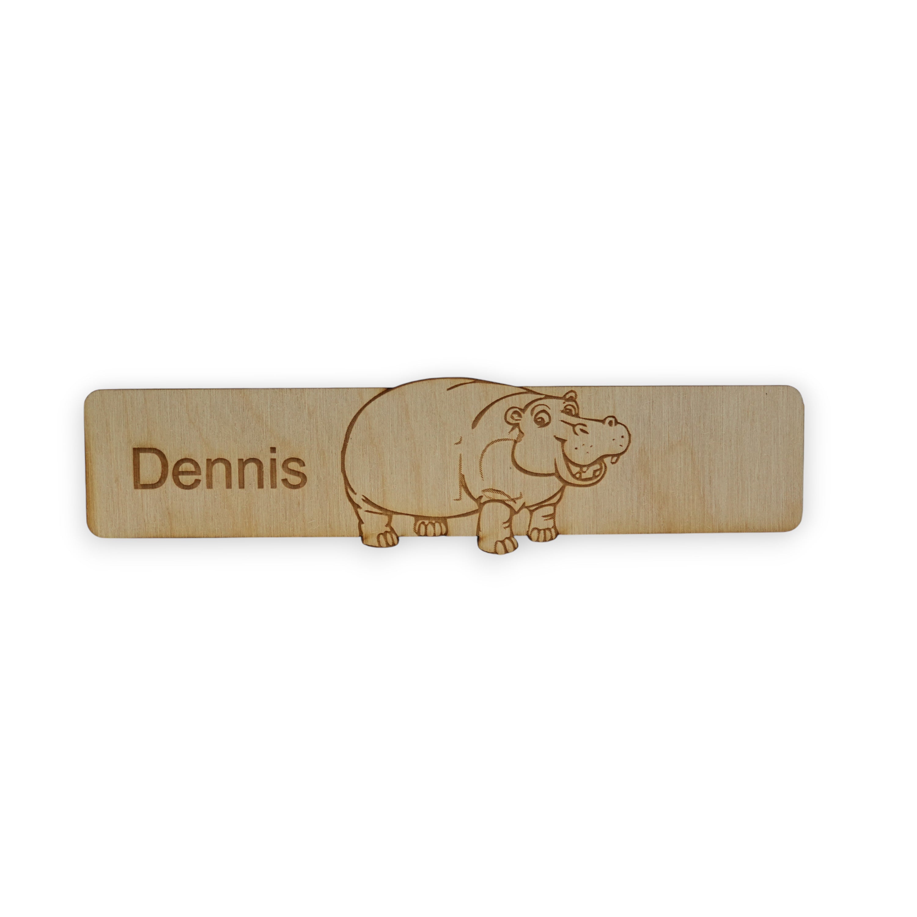 Bookmark - Personalized Hippo - Bookmark